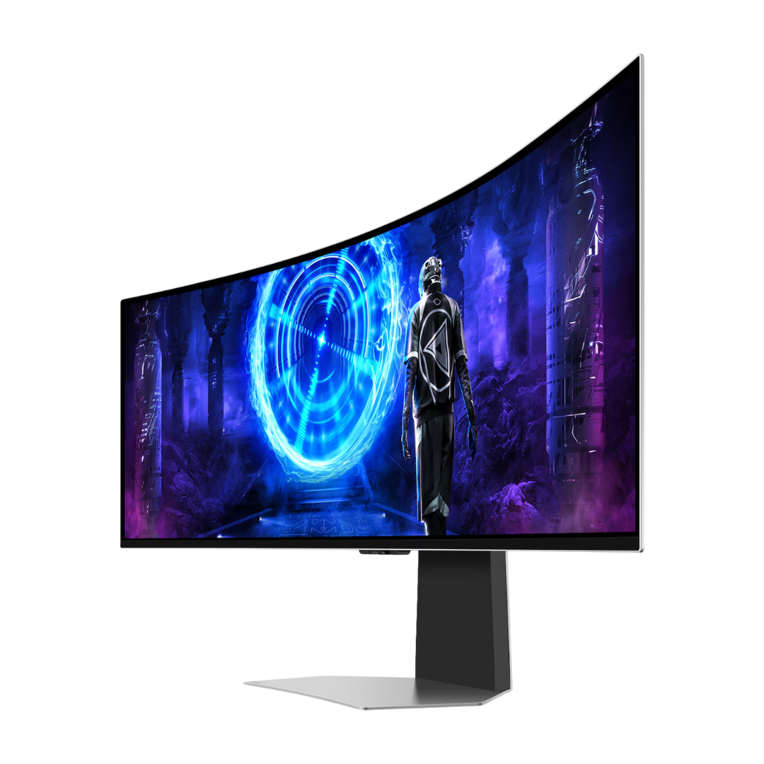 SAMSUNG Moniteur Curved Smart gaming Odyssey OLED G9 DQHD 49'' 32:9 1800R OLED Glare Free 240Hz 12M LS49DG954SUXEN